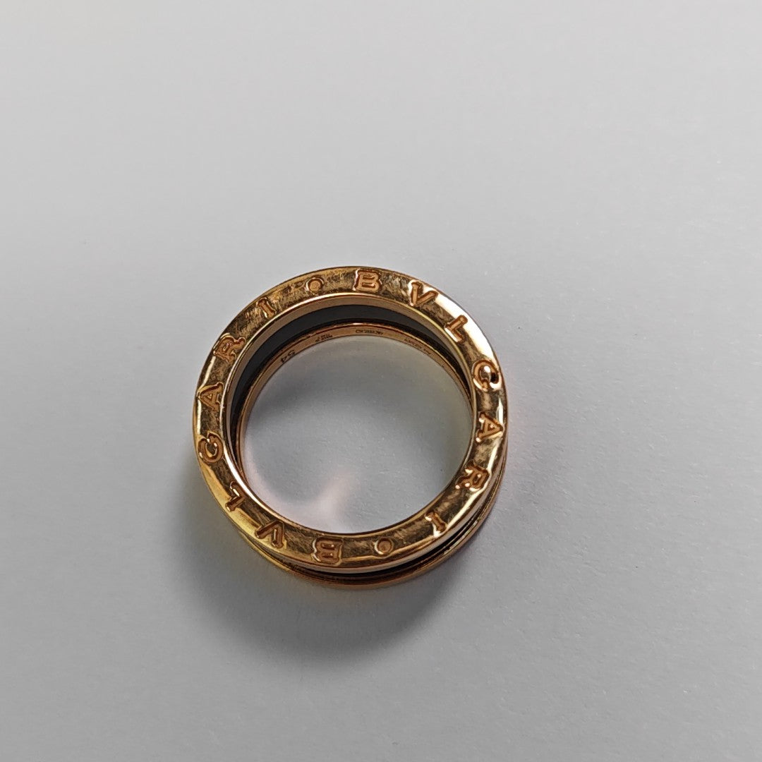 B.ZERO1 18k Rose Gold Ring EU 54