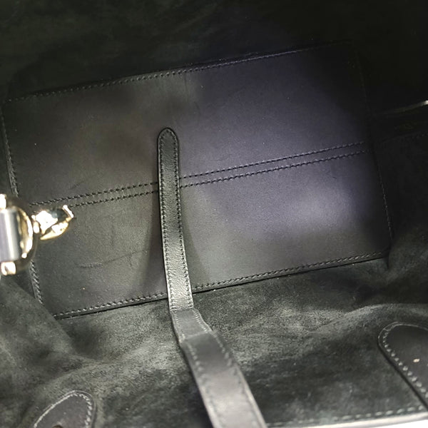 Toujours Small Cannage Calfskin Black