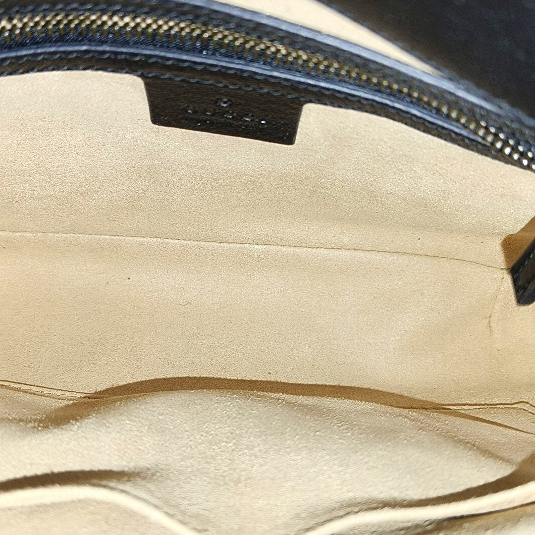 Calfskin Shoulder Bag Small Black