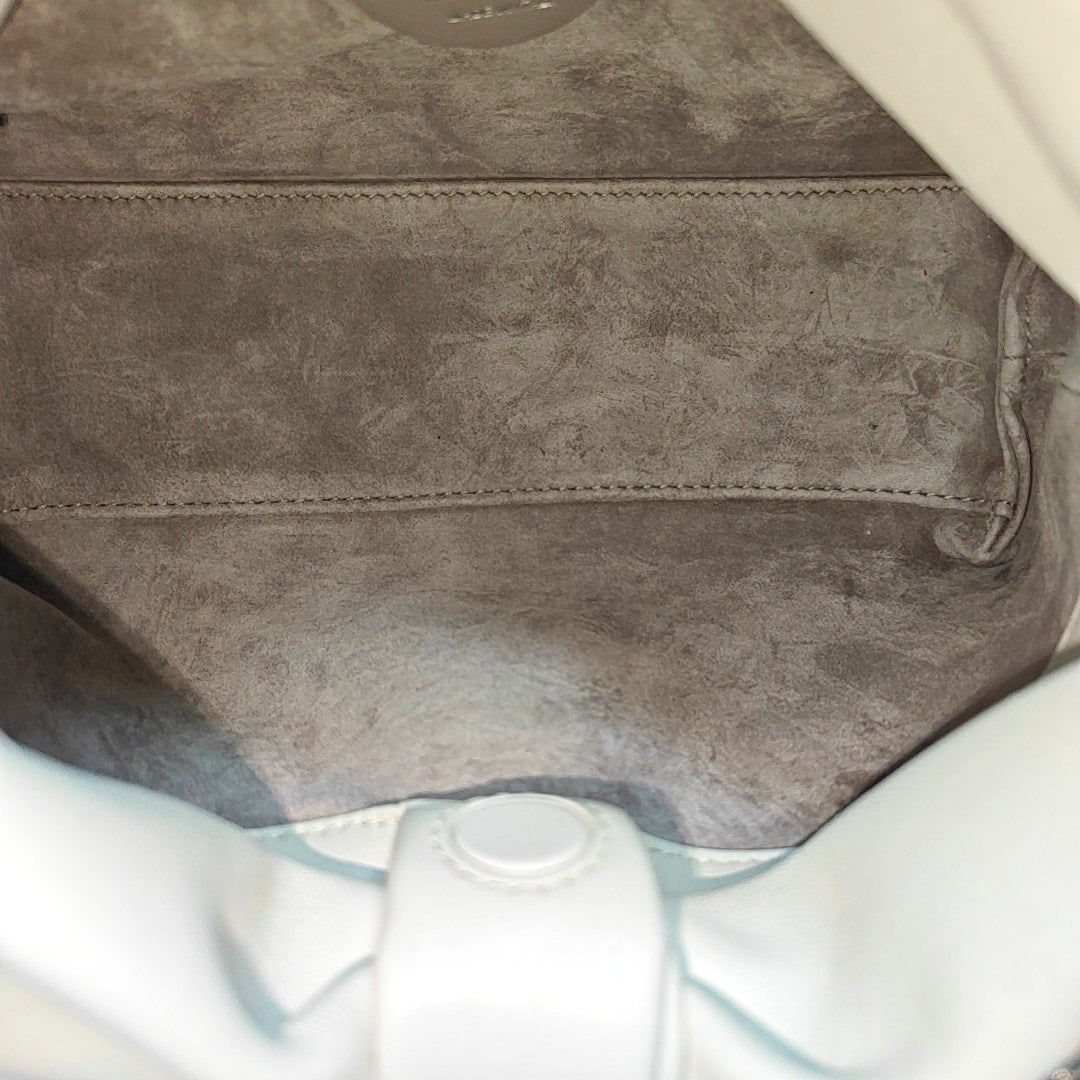 Dior Bow Small Lambskin White