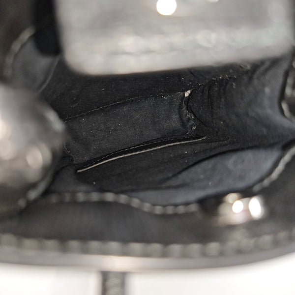 Shopping Bag Calfskin Black