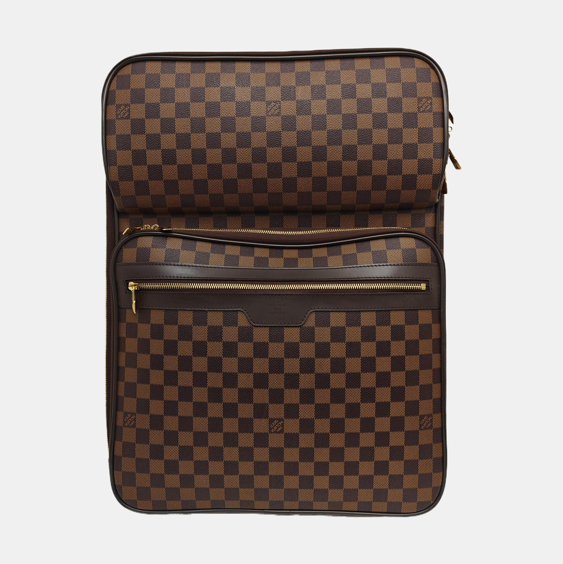 PEGASE 55 Damier Ebene Coated Canvas Brown