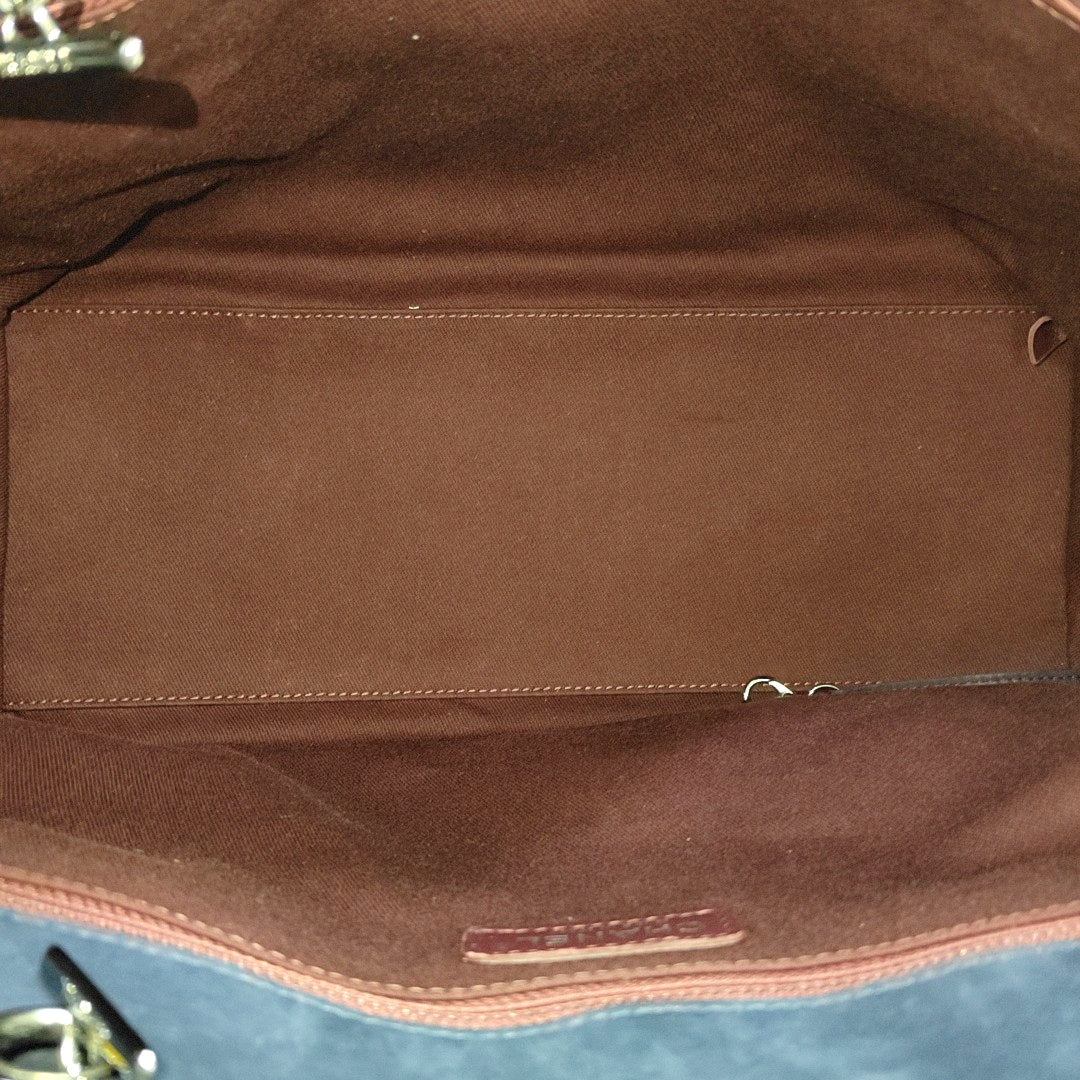 Quilted Calfskin Blue