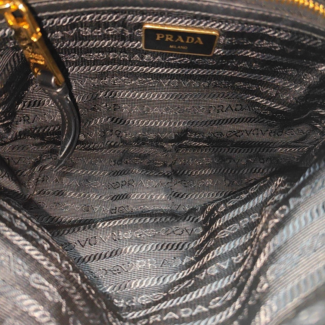 Nylon Shoulder Bag Black