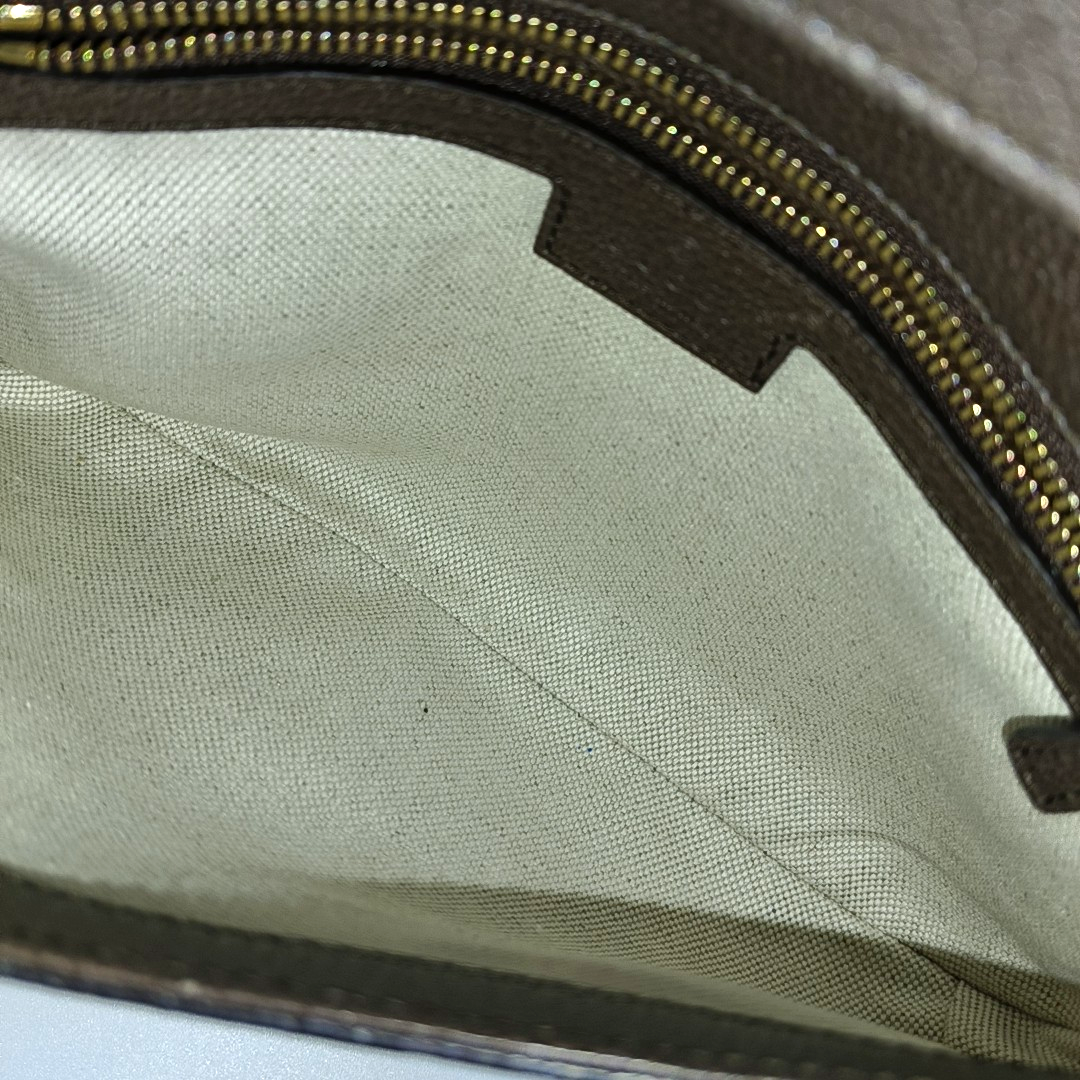 Blondie Small Monogram Coated Canvas Brown