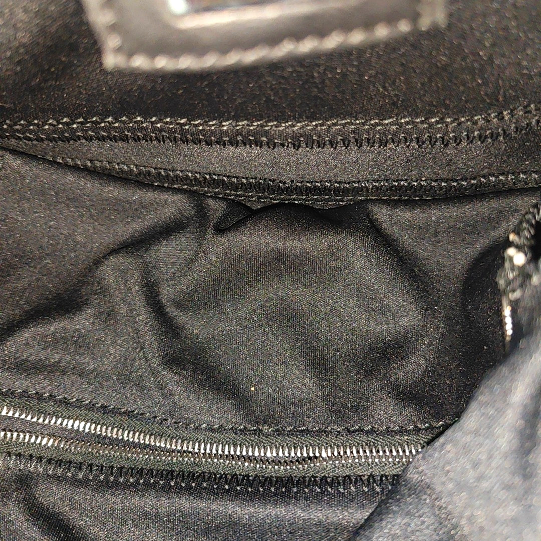 Fabric Shoulder Bag Black