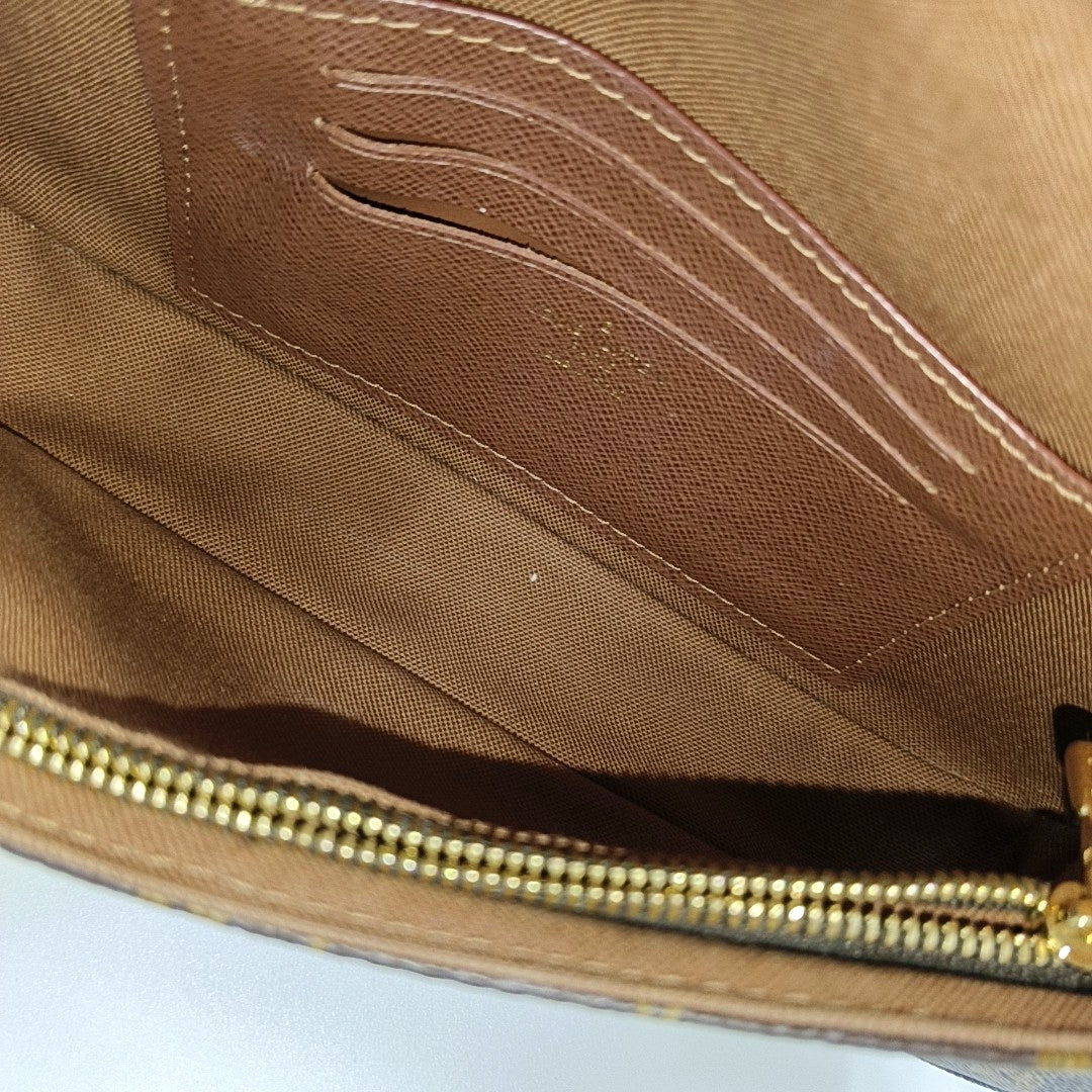 IVY Monogram Coated Canvas Brown