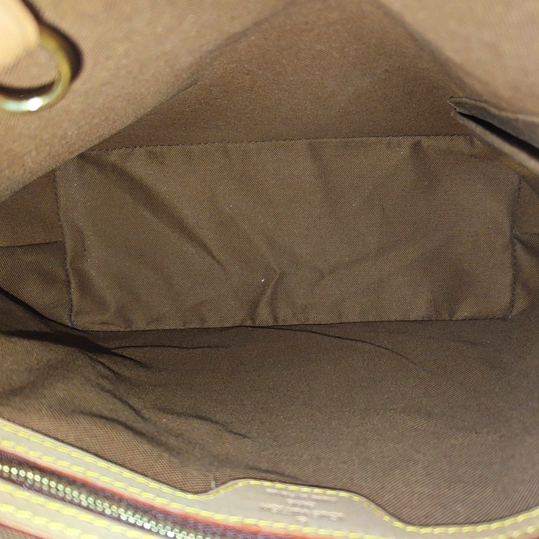 PIANO PM Monogram Coated Canvas Brown