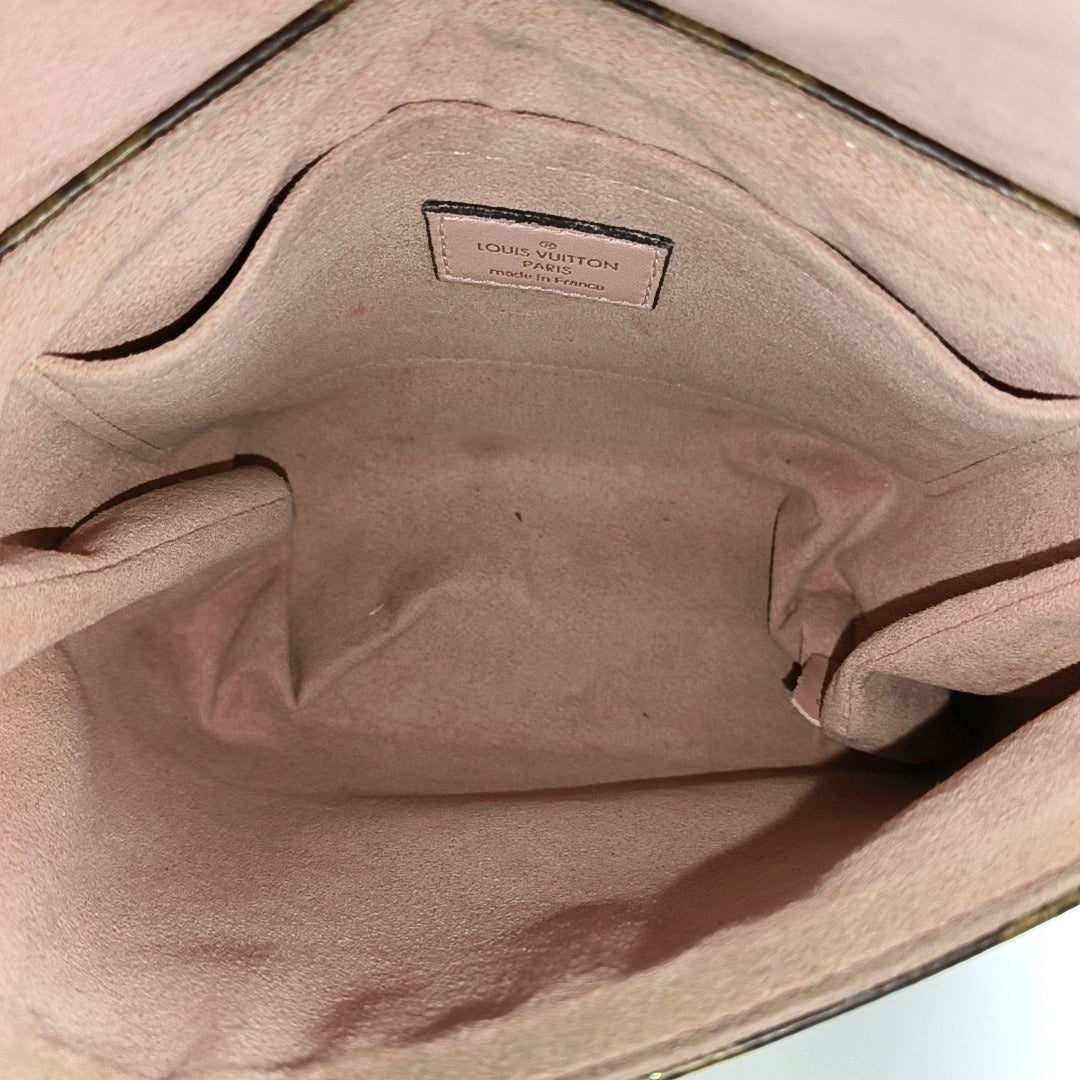 LOCKY BB Monogram Coated Canvas Pink