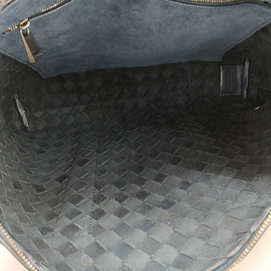 Intrecciato Calfskin Blue
