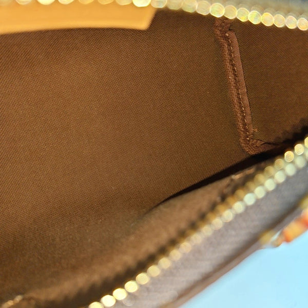 SPEEDY Nano Monogram Coated Canvas Brown
