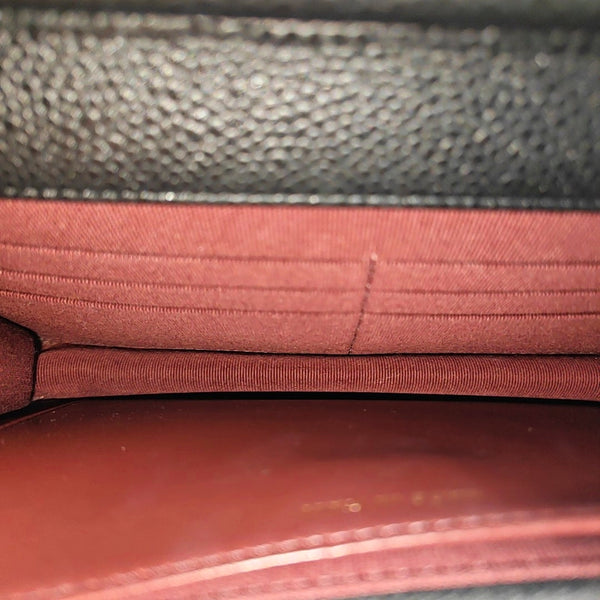 WOC Quilted Grained Calfskin Black