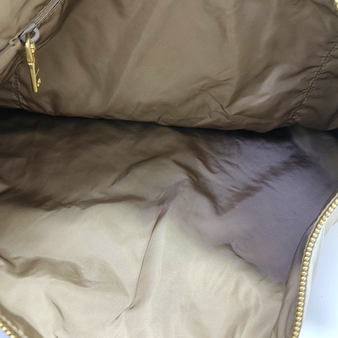 Lambskin Shoulder Bag Beige