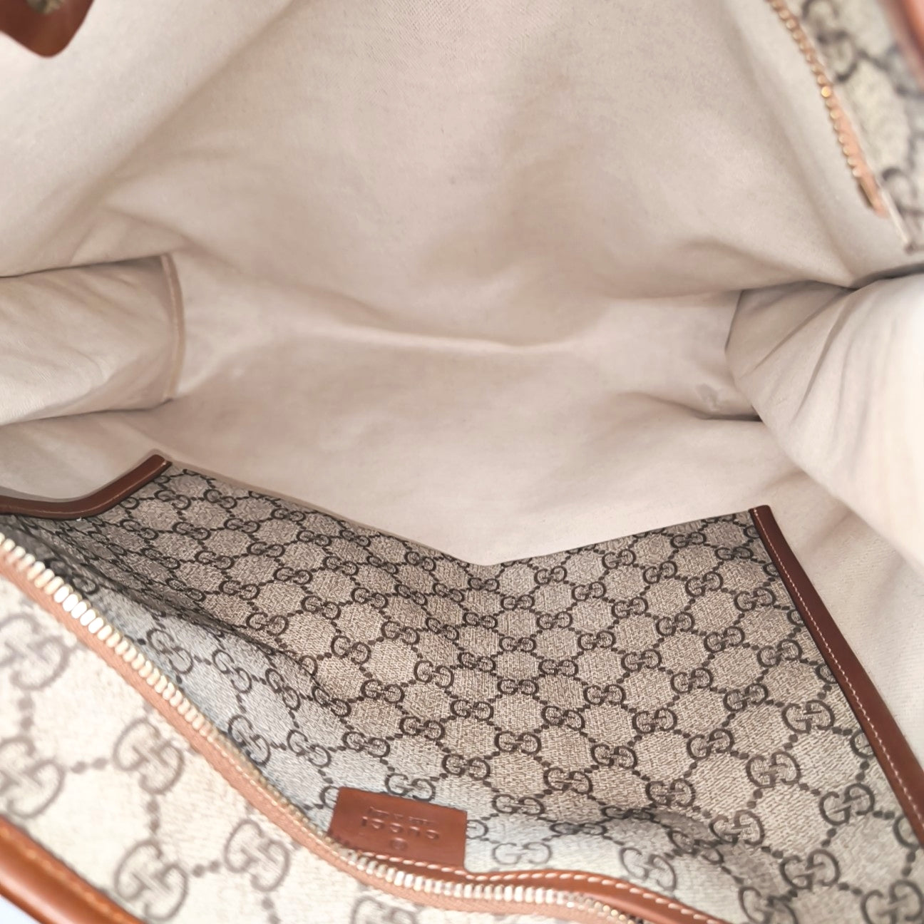 Monogram Coated Canvas Tote Bag Black