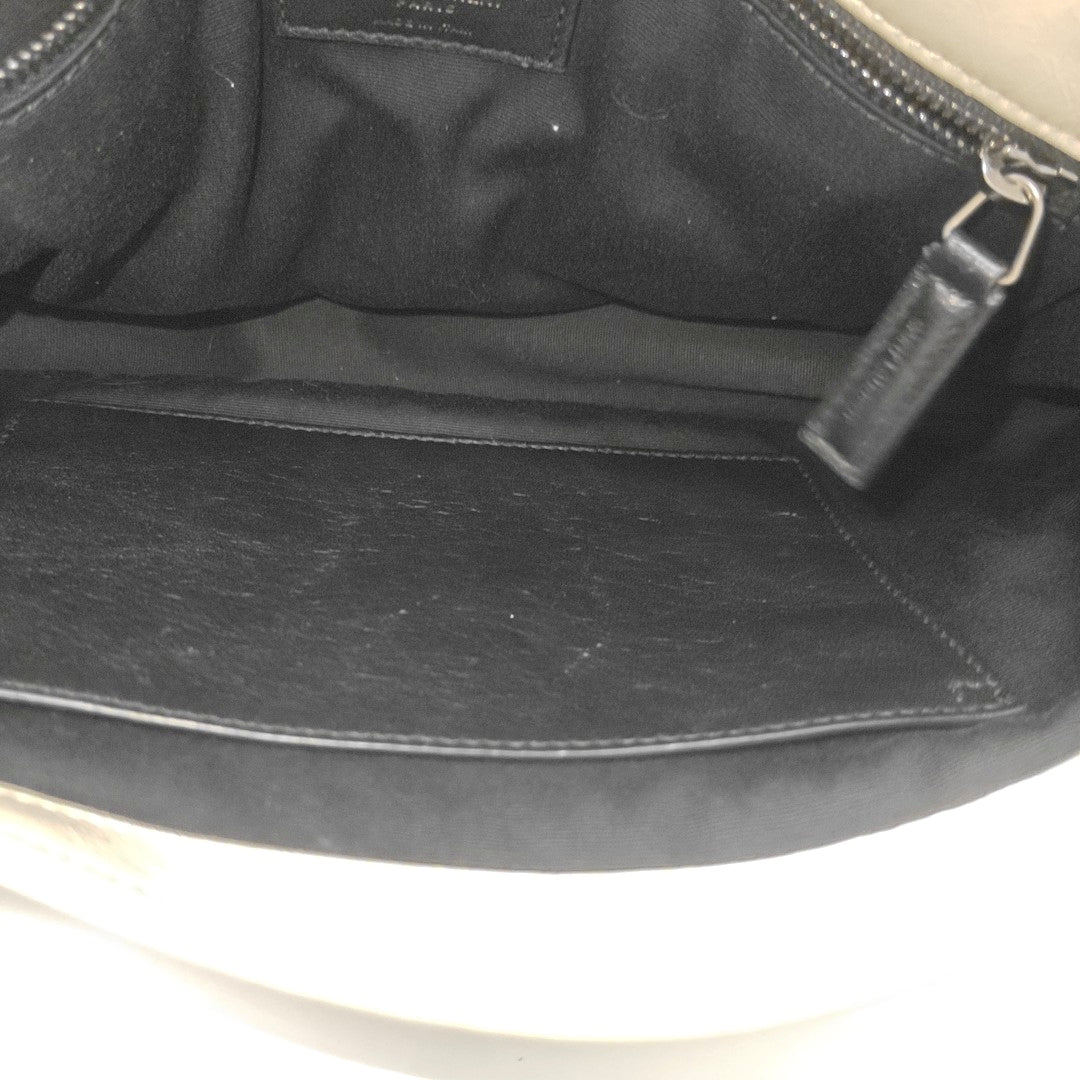 NIKI Medium Chevron Calfskin Gray