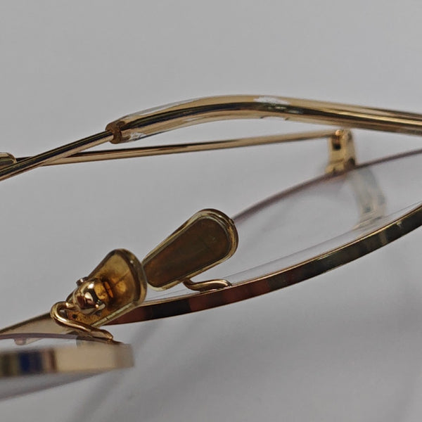 Metal Eyeglasses Gold