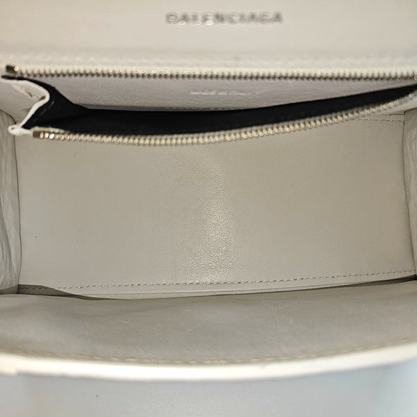 Hourglass S Calfskin White