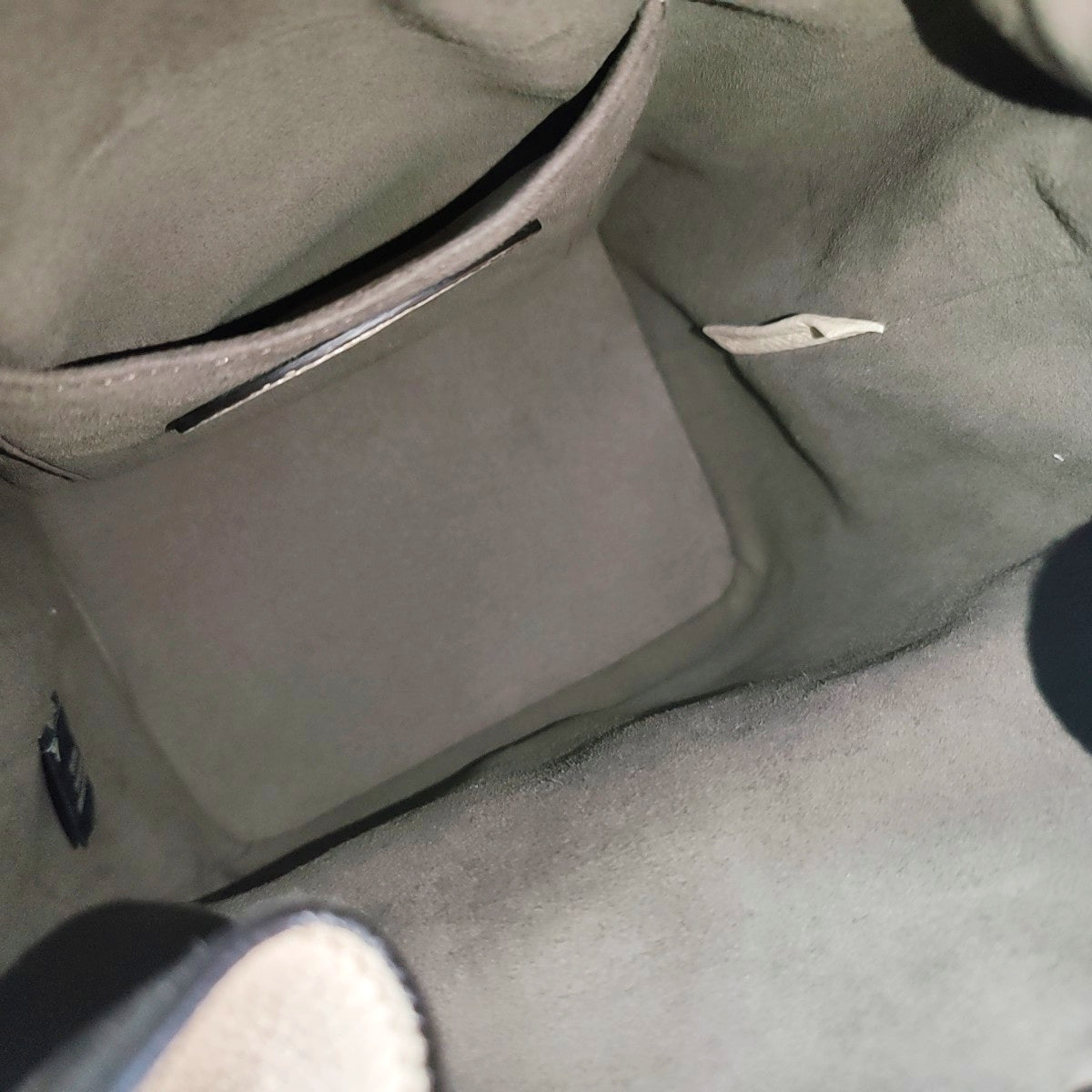 Authenticated pre-owned  Mon Tresor Calfskin Beige - Bucket Bag at Looply