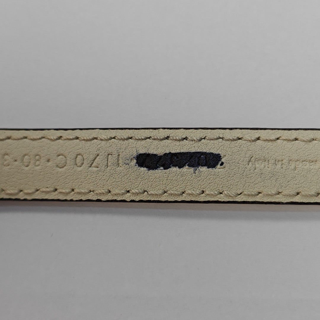 Leather Belt White