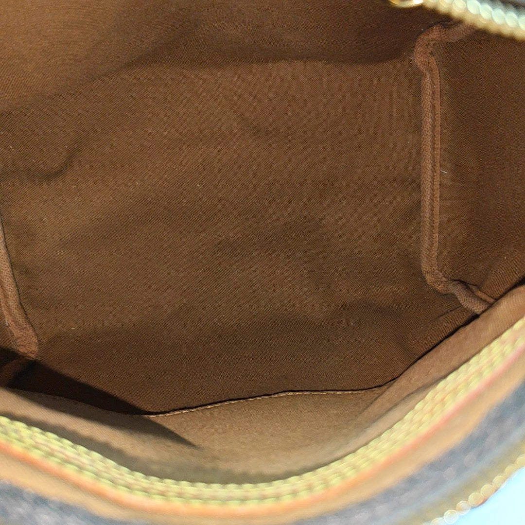 SPEEDY 25 Monogram Coated Canvas Brown