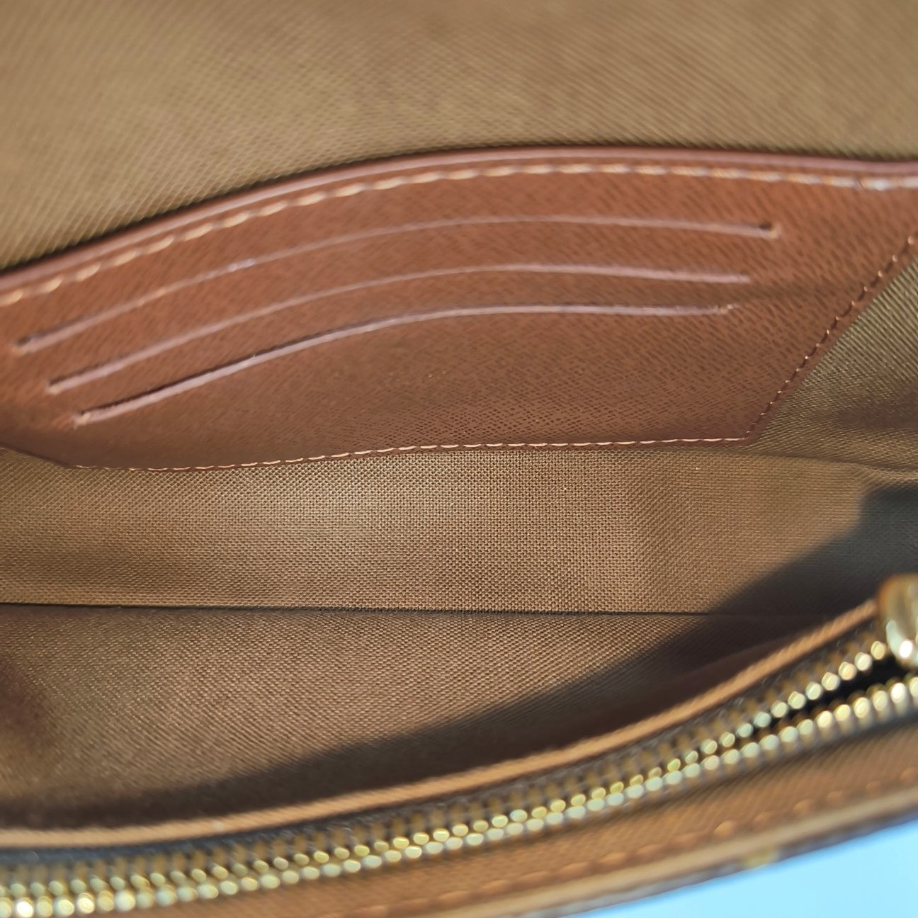IVY Monogram Coated Canvas Brown