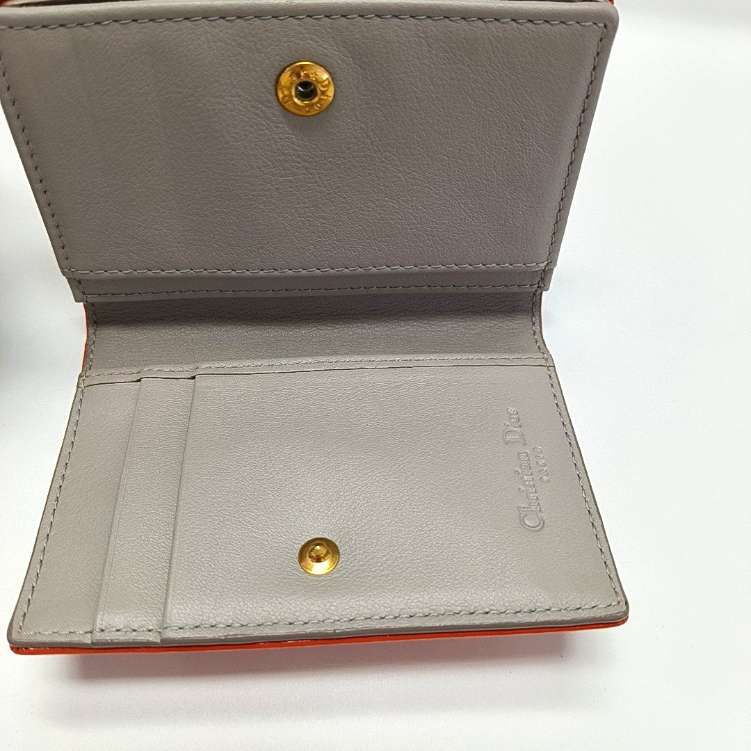 Patent Leather Card Holder Red