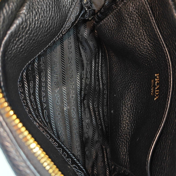 Calfskin Shoulder Bag Black