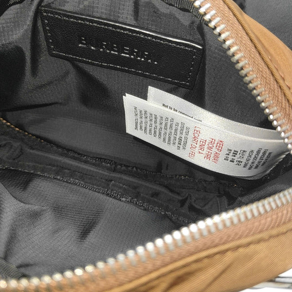 Nylon Belt Bag Small Brown