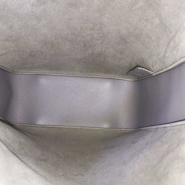Calfskin Shoulder Bag Gray