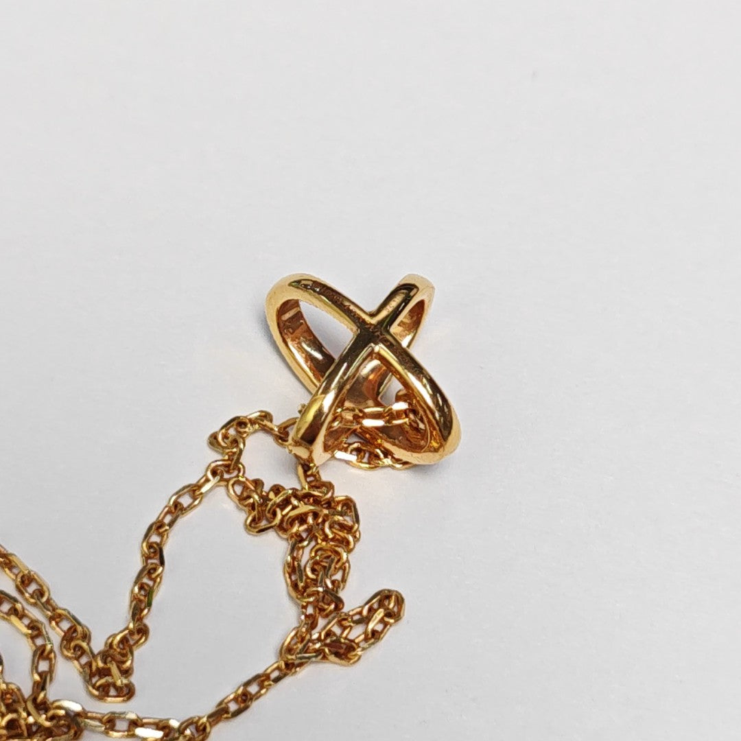 Jeux De Liens 18k Rose Gold Necklace