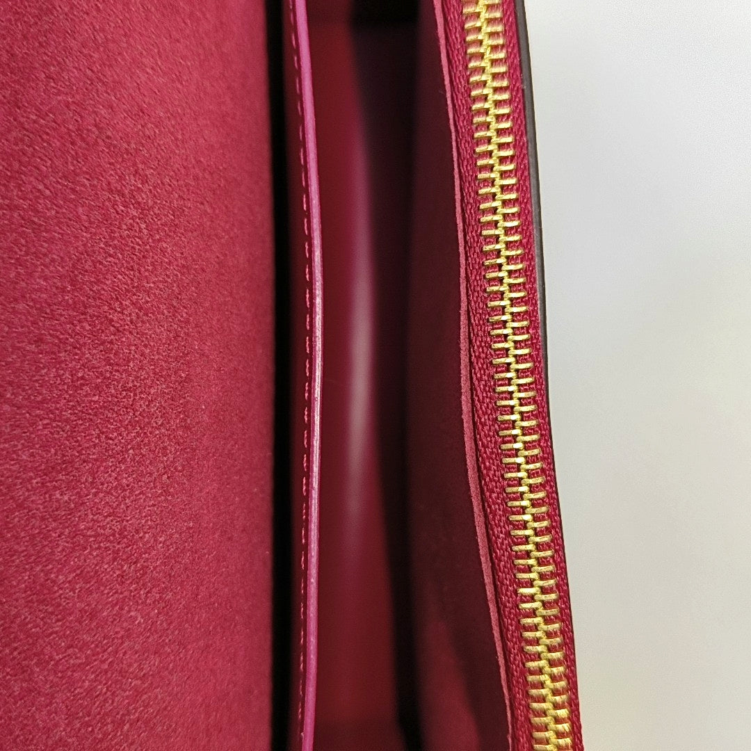 FLORE Monogram Coated Canvas Brown
