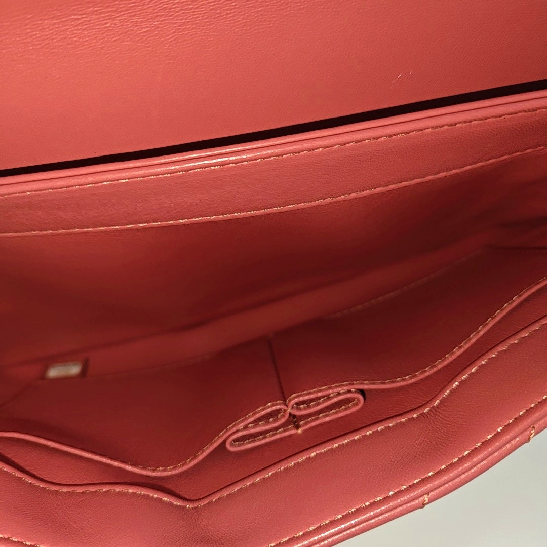 TRENDY CC Chevron Lambskin Pink