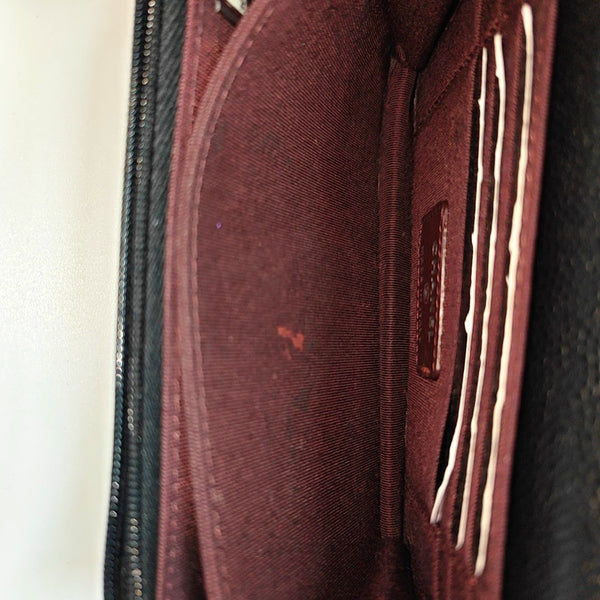 WOC Quilted Grained Calfskin Black