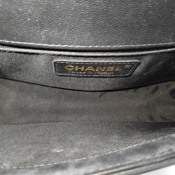 BOY CHANEL Small Quilted Calfskin Black