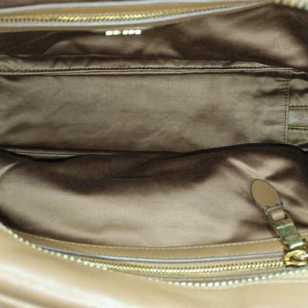 Beau Large Calfskin Brown