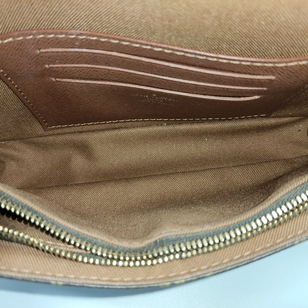 IVY Monogram Coated Canvas Brown