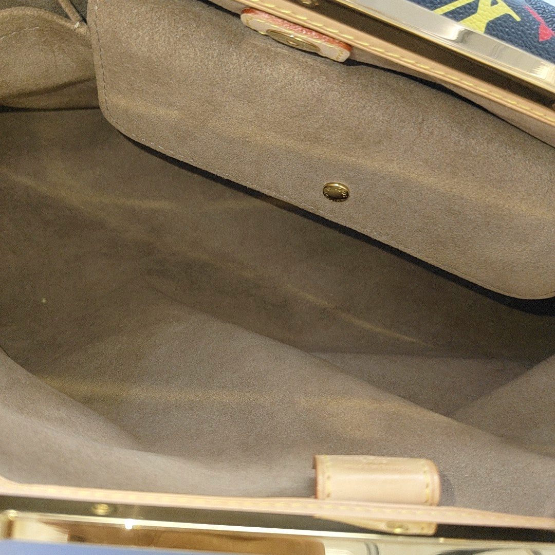 LV × TM JUDY Monogram Coated Canvas Black