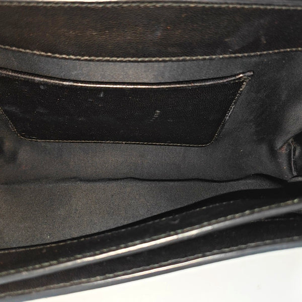 Quilted Lambskin Crossbody Bag Black