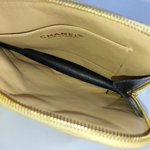 Quilted Lambskin Beige