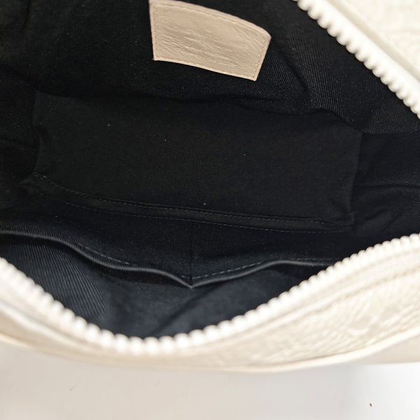 SOFT TRUNK Monogram Calfskin White