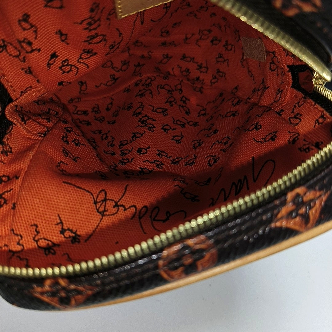 DANUBE Monogram Coated Canvas Brown