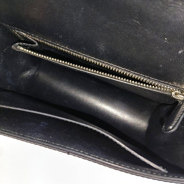 Diorama Oblique Silk Satin Black