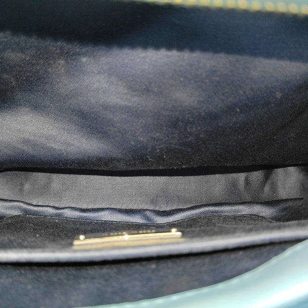 Matelassé Quilted Lambskin Blue