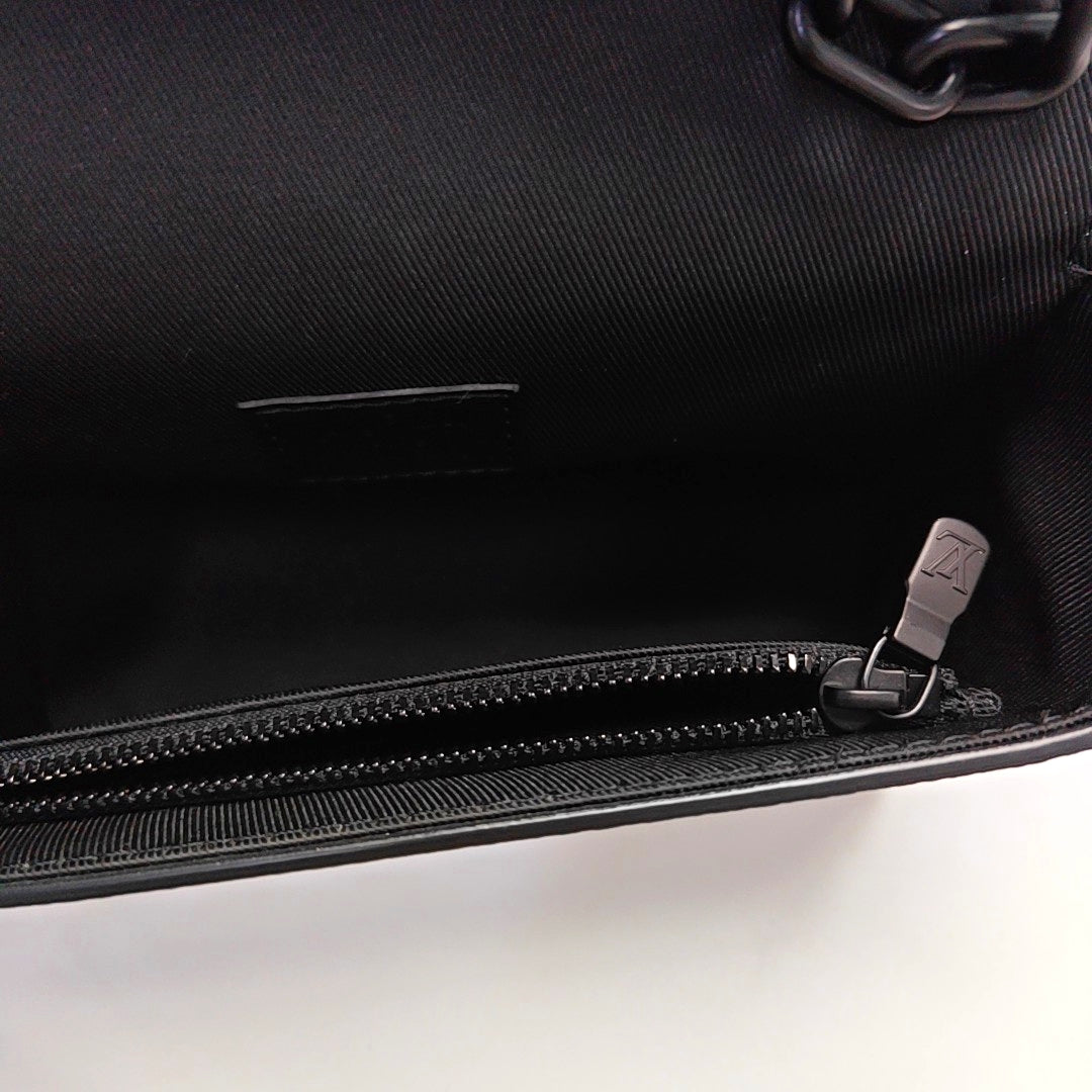 STEAMER Mini Monogram Calfskin Black