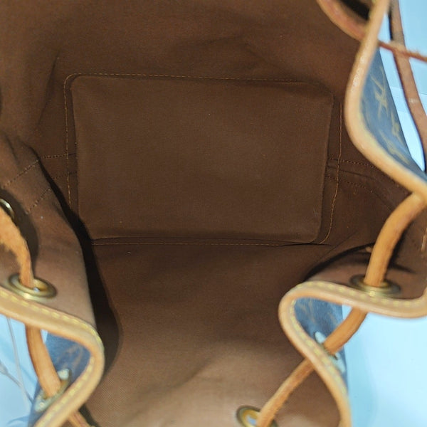 NOÉ BB Monogram Coated Canvas Brown