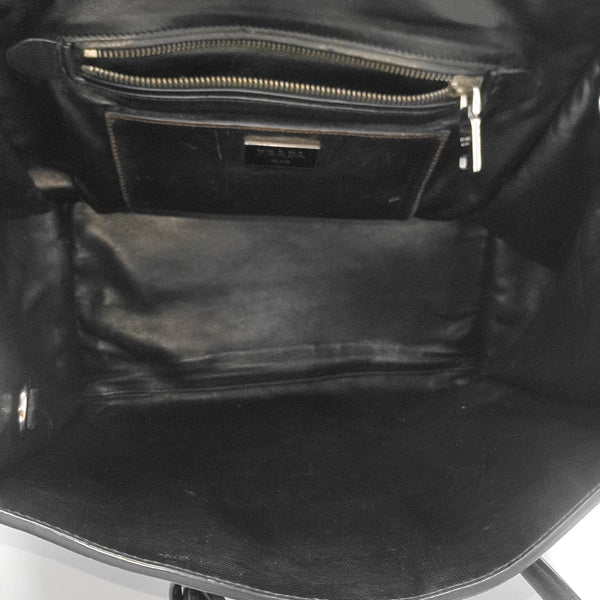 Calfskin Top Handle Bag Brown