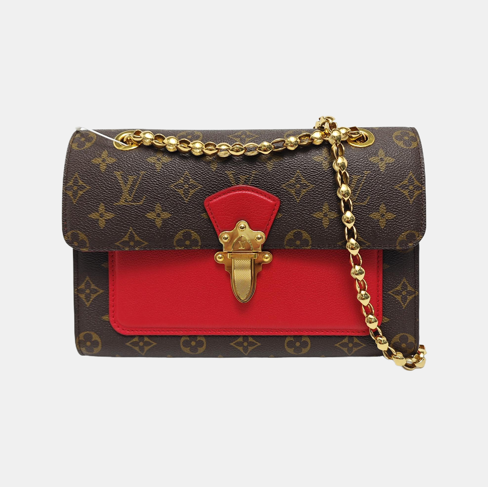 VICTOIRE Monogram Coated Canvas Brown