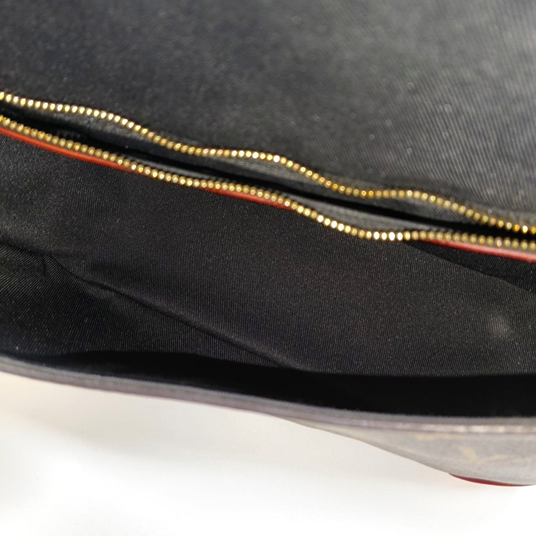 DIANE Monogram Coated Canvas Brown