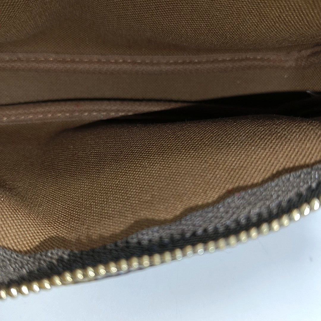 ACCESSOIRES Mini Monogram Coated Canvas Brown