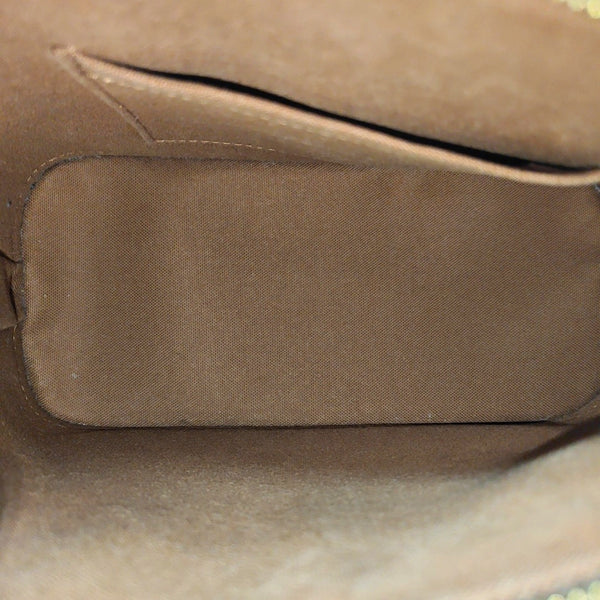 ALMA BB Monogram Coated Canvas Brown